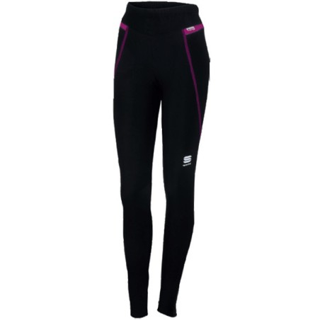 Damen-Hosen Sportful Dolomiti TDT + Tight schwarz-fucsia